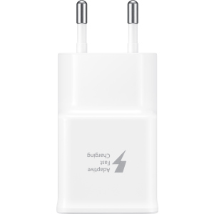 Зарядний пристрій Samsung AFC TA + Type-C Cable (1EA) White (EP-TA20EWECGRU) краща модель в Чернівцях