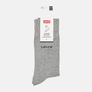 купить Набор носков Levi's 993053001-758 39-42 2 пары Middle Grey Melange (8718824836768)