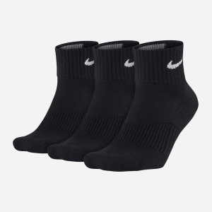 Шкарпетки Nike Perf Cush Qt 3Pr SX4703-001 S (34-38) 3 пари Чорні (884726565032) краща модель в Чернівцях