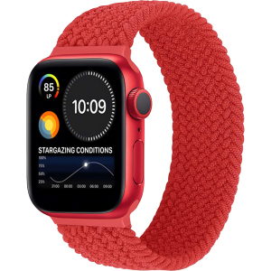 Ремінець Promate Fusion-44M для Apple Watch 42-44 мм 1/2/3/4/5/6/7/SE Red (fusion-44m.red) ТОП в Чернівцях