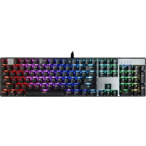 Клавиатура Motospeed CK104 Outemu Red RGB (mtck104cmr) Silver USB (mtck104cmr) ТОП в Черновцах