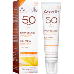 Спрей солнцезащитный Acorelle органический SPF 50 100 мл (3700343046242) лучшая модель в Черновцах