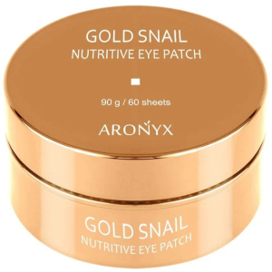 Гідрогелеві патчі для очей Medi Flower Aronyx Gold Snail Nutritive Eye Patch з муцином равлики та золотом 60 шт (8809460461015) в Чернівцях