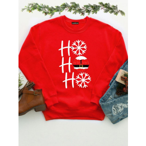 Свитшот Love&Live HOhOhO LLP01240 XL Красный (LL2000000309767) лучшая модель в Черновцах