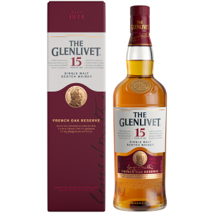 хорошая модель Виски The Glenlivet 0.7 л 15 лет выдержки 40% в подарочной упаковке (5000299295021)