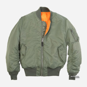 Бомбер двусторонний Alpha Industries MA-1 M Sage Green ТОП в Черновцах