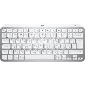 Клавиатура беспроводная Logitech MX Keys Mini Wireless Illuminated Pale Grey (920-010502) в Черновцах