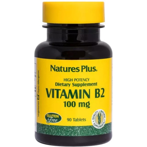 Рибофлавин, B-2, Nature's Plus, 100 мг, 90 Таблеток (097467016309) ТОП в Черновцах