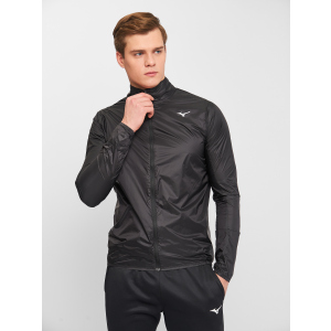 Спортивна кофта Mizuno Aero Jacket J2GE100009 XL Чорна (5059431060898) краща модель в Чернівцях