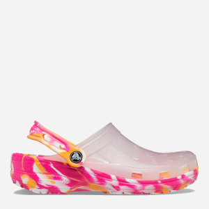 хороша модель Крокси Crocs Classic Translucent Marbled Clog 207407-94S-M5W7 37 23.8 см White/Multi (191448837126)