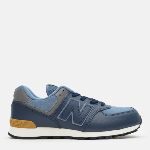 Кроссовки детские New Balance 574 Lux GC574LX1 36 (4) Синие (195481331542) ТОП в Черновцах