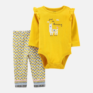 Костюм (боді + лосини) Carters 1M163610 62 см 700 Y Yellow (194135455689) надійний