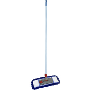 Швабра Wermop 120 см с насадкой Extra Cotton Wet Mop 40 см Синяя (SA0004) ТОП в Черновцах