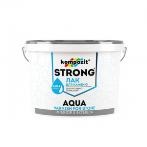 Лак для каменю Kompozit STRONG AQUA 2,5 л рейтинг