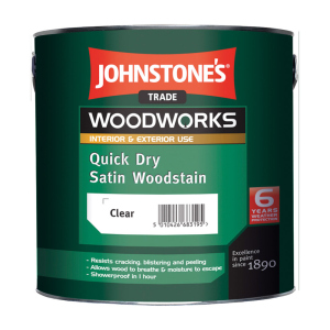 Акриловий лак Johnstone Quick Dry Polyurethane Varnish Clear Gloss 0,75 л в Чернівцях