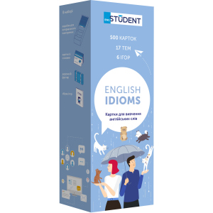 Картки для вивчення англійської English Student English Idioms (9786177702312) краща модель в Чернівцях