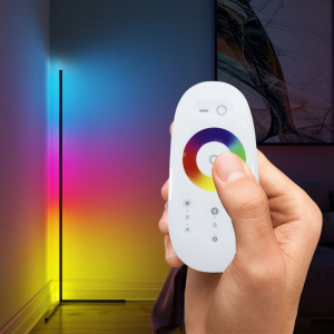 Кутовий світильник з підсвічуванням торшер Lesko YL6002 RGB+Пульт дистанційного керування підлоговий (F_7967-29272) ТОП в Чернівцях