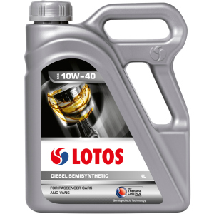 Масло моторное Lotos Oil Semisyntetic Diesel CF 10W-40 4 л (WF-K400N40-0H0) в Черновцах