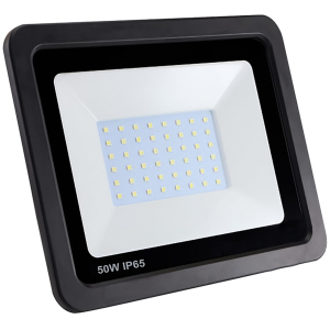 Прожектор светодиодный Eurolamp SMD 50W 6000K черный с радиатором (LED-FL-50/6) в Черновцах