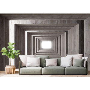 Фотошпалери Walldeco Бетонний 3D коридор 285x190 Бриз рейтинг