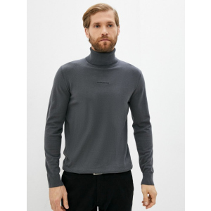 Водолазка Calvin Klein Jeans Micro Branding Roll Neck Sweat J30J318612-PCK S Gray Pinstripe (8719854514435)