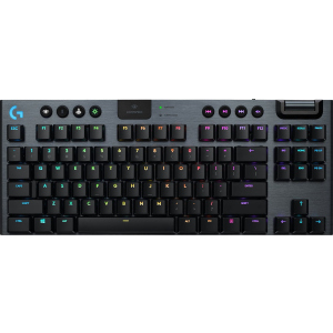 хорошая модель Logitech G815 LIGHTSPEED RGB TACTILE CARBON GER (920-008985)