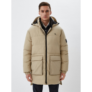 Куртка Calvin Klein Jeans Dropped Hem Ribstop Puffer J30J319589-PBF S Beige (8719854528326) ТОП в Черновцах