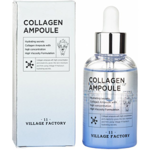 Зволожуюча сироватка для обличчя Village 11 Factory Collagen Ampoule з колагеном 50 мл (8809587520176) надійний