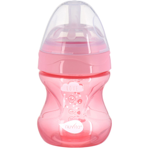 Детская Антиколиковая бутылочка для кормления Nuvita Mimic Cool 150 мл Розовая (NV6012PINK) ТОП в Черновцах
