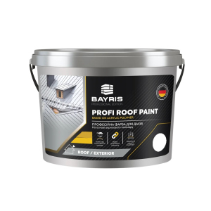 Професійна фарба для дахів Profi Roof Paint Bayris Білий 10 кг надійний