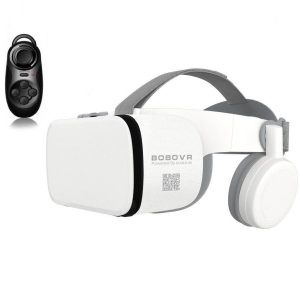 Окуляри віртуальної реальності Bobo VR Z6 + пульт+навушники Bluetooth 110 ° White ТОП в Чернівцях