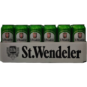 Упаковка пива St.Wendeler Lager светлое фильтрованное 5.3% 0.5 л.х 24 шт (4002631024161G) в Черновцах