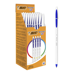 Набір кулькових ручок BIC Cristal Up Синій 1.2 мм 20 шт (3086123494725) ТОП в Чернівцях