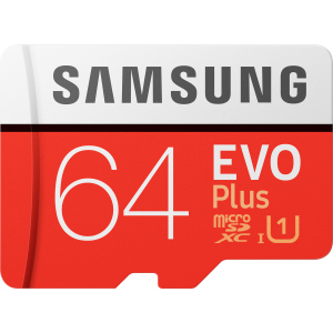 Samsung EVO Plus microSDXC 64GB UHS-I Class 10 + адаптер SD (MB-MC64HA/RU) ТОП в Чернівцях