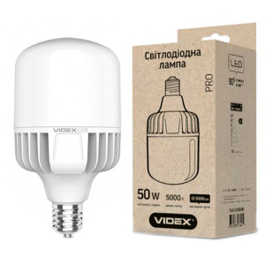 Светодиодная лампа VIDEX A118 50W E40 5000K 220V (24310) ТОП в Черновцах