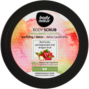 Скраб для тела Body Natur Body Scrub Red fruits Pomegranate and Dragon fruit 200 мл (8414719408095) ТОП в Черновцах