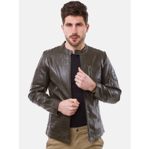Куртка из искусственной кожи Remix 2671 M Коричневая (2950006499347) лучшая модель в Черновцах