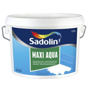 Шпатлевка акриловая SADOLIN MAXI AQUA влагостойкая голубая 10л лучшая модель в Черновцах