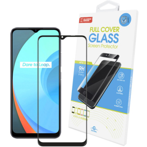 Захисне скло Global Full Glue для Realme C11 Black ТОП в Чернівцях