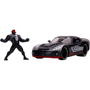 Машина металлическая Jada Марвел Человека-Паук Dodge Viper SRT10 (2008) + фигурка Венома 1:24 (253225015) (4006333070457) лучшая модель в Черновцах