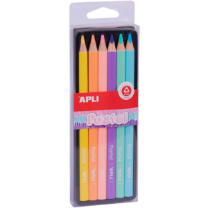 Набор карандашей Apli Kids Pastel Jumbo Пастель 6 цветов (18059) (8410782180593)