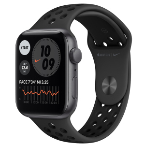 Смарт-часы Apple Watch SE Nike GPS 44mm Space Gray Aluminium Case with Anthracite/Black Nike Sport Band (MYYK2UL/A) в Чернівцях