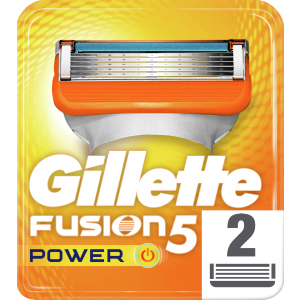 Змінні картриджі для гоління (леза) чоловічі Gillette Fusion5 Power 2 шт (7702018877560) краща модель в Чернівцях