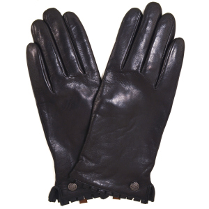 Жіночі рукавички шкіряні Sergio Torri 580 ш6.5 Чорні (2000000021621) в Чернівцях