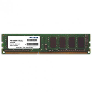 Модуль памяти PATRIOT 8GB [1x8GB 1600MHz DDR3] (PSD38G16002S) (F00152406) лучшая модель в Черновцах