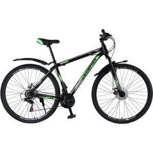 Велосипед Champion Spark 29" 19.5" Black-green-white (29ChWS21-003252) в Чернівцях