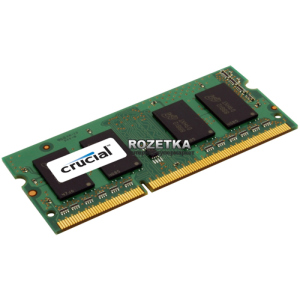 Оперативна пам'ять Crucial Micron SODIMM DDR3L-1600 4096MB PC3-12800 (CT51264BF160B) ТОП в Чернівцях