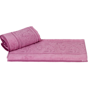 Махровое полотенце с жаккардовым бордюром Hobby Sultan 70x140 Pink (8693675947552) лучшая модель в Черновцах