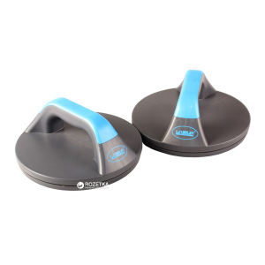 Упори для віджимання LiveUp Push Up Pro 19.5х9 см Blue-Grey (LS9411) ТОП в Чернівцях