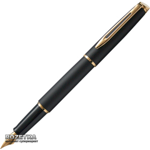 Ручка перьевая Waterman Hemisphere Matte Black FP Синяя Черный корпус (12 003) в Черновцах